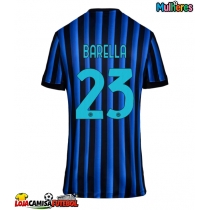 Camisa de Futebol Inter Milan Nicolo Barella #23 Equipamento Principal Mulheres 2025-26 Manga Curta